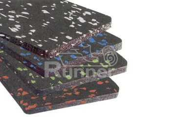 Резиновые покрытия для улицы с вкраплениями EPDM 4 мм