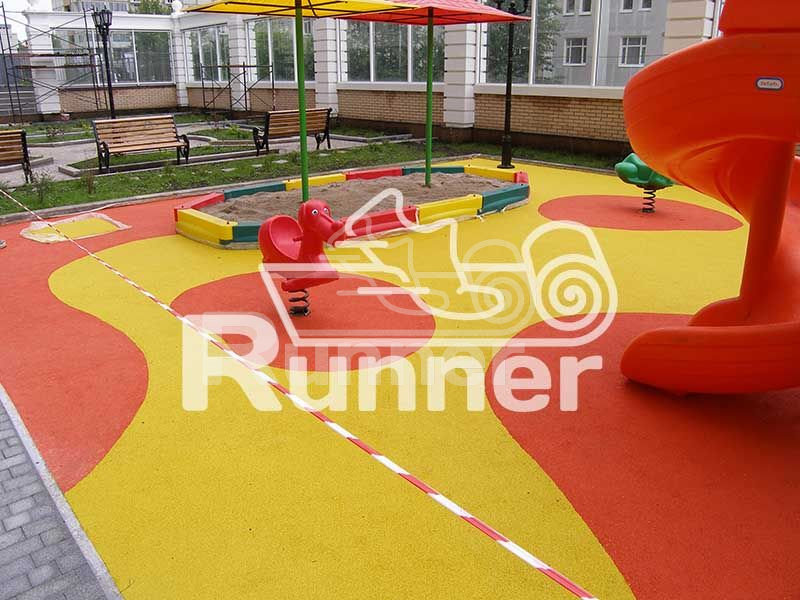Каучуковое покрытие бесшовное из крошки "Runner EPDM"
