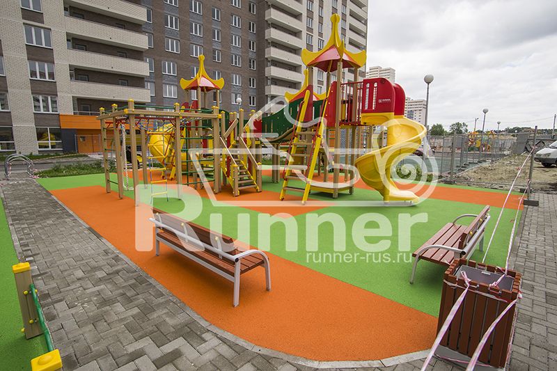 Монолитное резиновое покрытие "Runner EPDM" Монолитное резиновое покрытие "Runner EPDM"