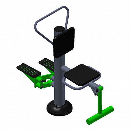 Уличный тренажер взрослый Степ + Флекс для двоих УТ 233