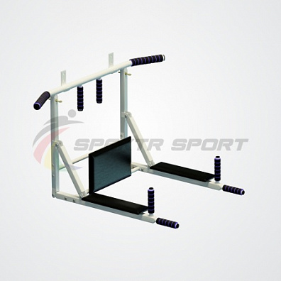 Турник 3 в 1 складной Workout цв. белый