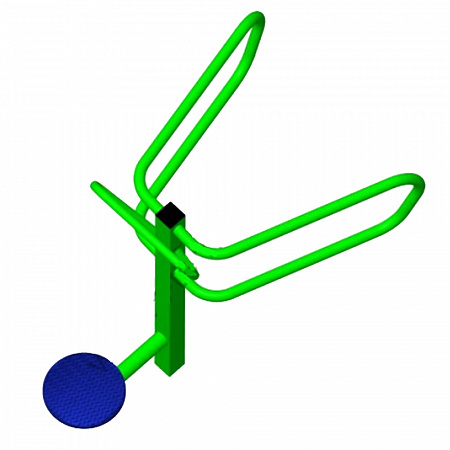 Уличный тренажер взрослый Диск + Брусья УТ 110-2
