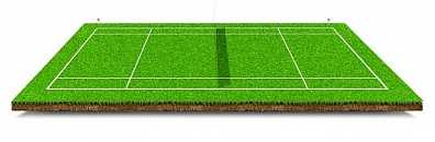 Теннисный корт с искусственной травой