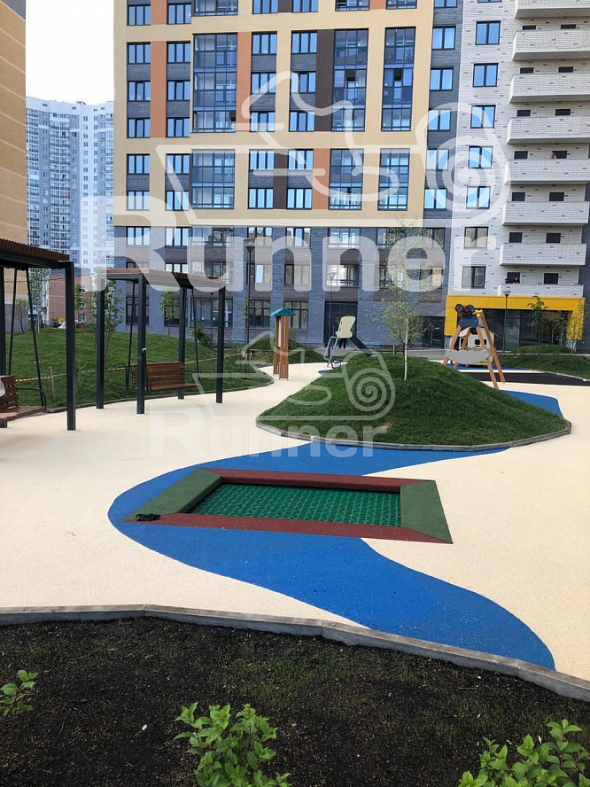Каучуковое покрытие бесшовное из крошки "Runner EPDM"