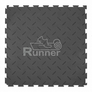 ПВХ плитка для гаража Sensor Rice