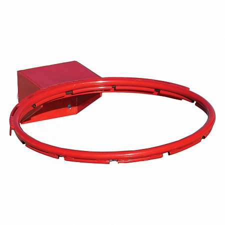 Кольцо баскетбольное амортизационное, d 450мм, с трубчатой системой крепления,без сетки