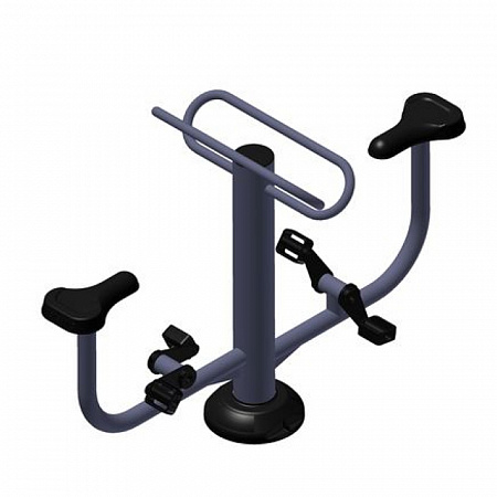 Уличный тренажер взрослый Велосипед двойной УТ 242