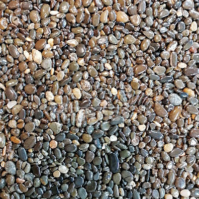 Каменный ковер "Runner Stone" Галька коричневая