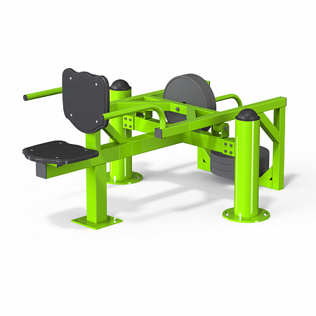 Уличный тренажер взрослый Жим вниз с изменяемой нагрузкой УТ 144