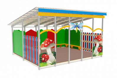 Теневой навес Полянка мини ДО 7150