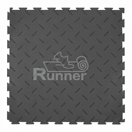 ПВХ плитка для гаража Sensor Rice