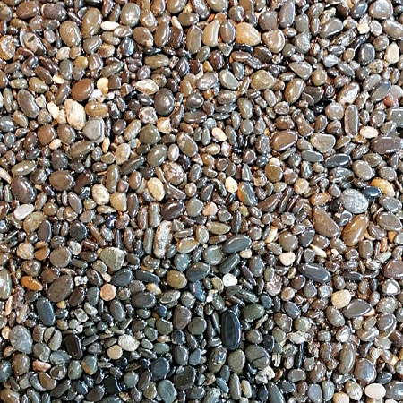 Каменный ковер "Runner Stone" Галька коричневая