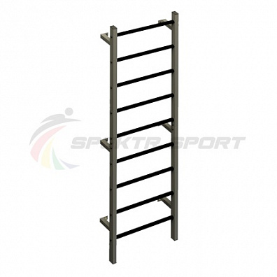 Шведская стенка метал. с прорез. перекладинами Джет 1П цв. серый