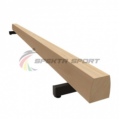 Бревно гимнастическое 5 м на металлических низких опорах