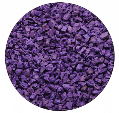 Окрашенная резиновая фиолетова