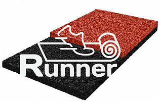 Бесшовное резиновое покрытие из окрашенной крошки "Runner Color"