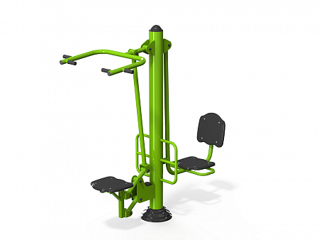 Уличный тренажер взрослый Подтягивание + Жим ногами для двоих УТ 230