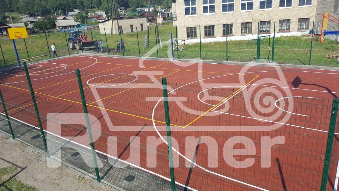 Однослойное резиновое покрытие "Runner Standart" Однослойное резиновое покрытие "Runner Standart"