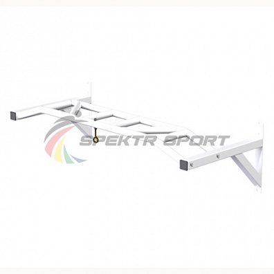 Турник настенный с мультихватом Гефест разборный цв. белый